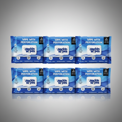 Wackin Wipes - 50 Count with Perforated Center | 1 Pack