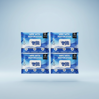 Wackin Wipes - 50 Count with Perforated Center | 1 Pack